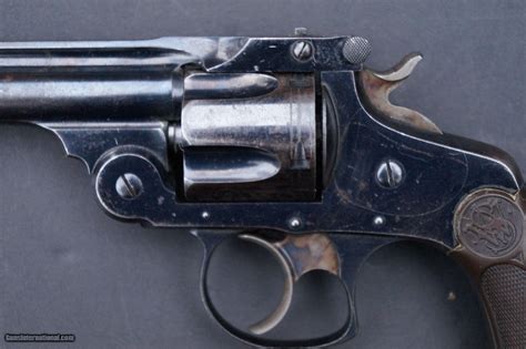 Antique Smith and Wesson .38 Double Action Blued Pocket Revolver