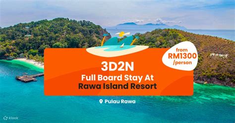 Staycation at Rawa Island Resort Full Board Package - Klook Canada