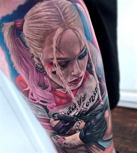 60+ Quirky Harley Quinn Tattoo Ideas - Bring Out Your Inner Harlequin