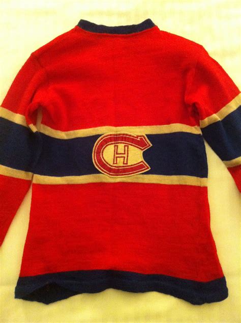 Vintage youth Montreal Canadiens hockey jersey, ca 1950s. | Hockey ...