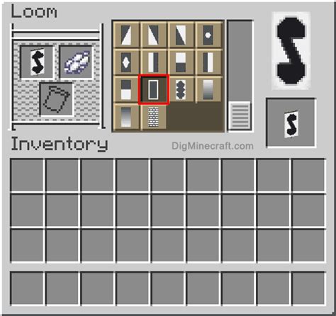 How to make a Letter S Banner in Minecraft