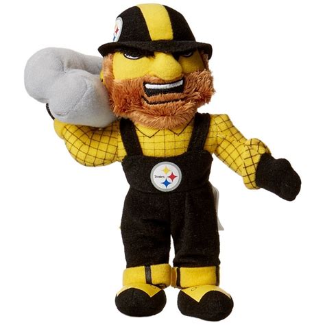 Pittsburgh Steelers NFL Steely McBeam 8" Plush Mascot | Steel City ...