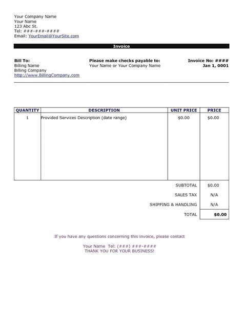 Invoice Template Uk Without Vat - Cards Design Templates