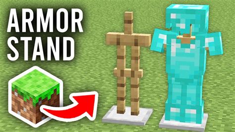 How To Make Armor Stand In Minecraft - Full Guide - YouTube