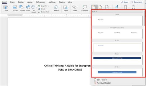 How to Add Headers, Footers, and Page Numbers in Microsoft Word ...