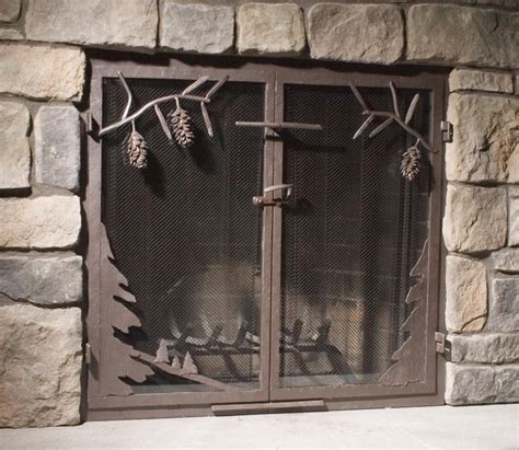 Fireplace Mesh Screen Doors – Fireplace Guide by Linda