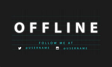 Glowing Twitch Banner and Panels | Behance