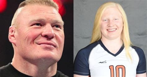 Brock Lesnar's daughter is following in her father's footsteps with ...