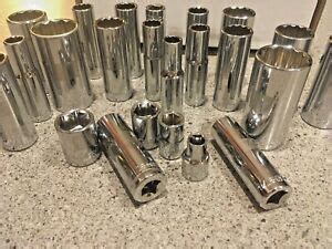 Craftsman 1/2" Individual Sockets - You Choose Metric MM/SAE STD Deep ...