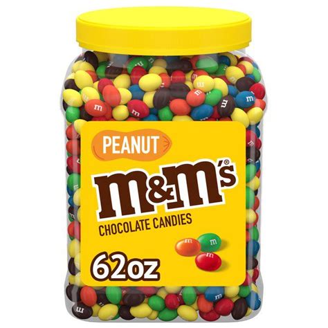 M&M'S Bulk Chocolate Candy, Peanut Milk Chocolate, 62 Oz - Costco Food ...