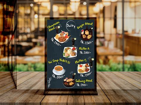 Restaurant Food Menu Stand Banner Design by Mahmudul Hasan Mahmud on ...