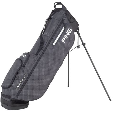 Ping Hoofer Craz E-Lite Stand Golf Bag Black Stand at GlobalGolf.com