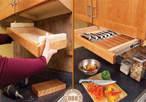 Under cabinet knife drawer | For the house | Pinterest