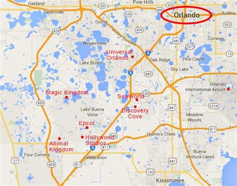 Map Of Florida Theme Parks | Detailed Map