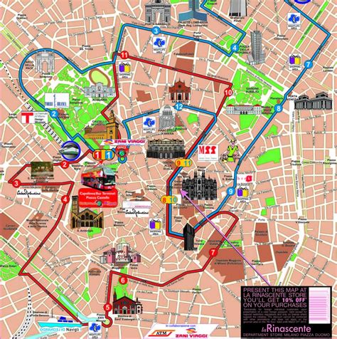 Walking Map of Milan