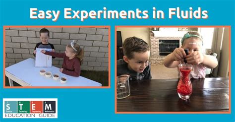 Discover Fluid Dynamics for kids with 4 easy experiments - STEM ...