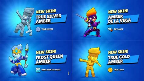 All Amber Skins in Brawl Stars