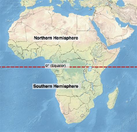 Map Of Africa Equator - Aloise Marcella