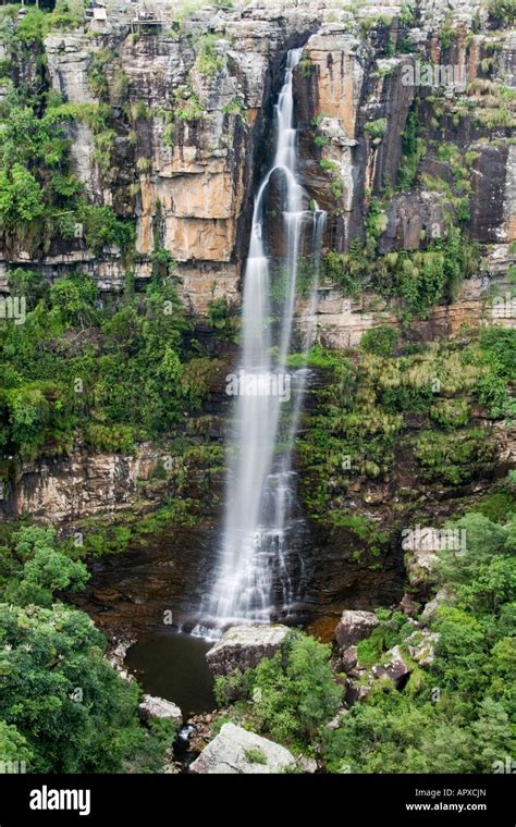 The waterfall at the Graskop Gorge Graskop Mpumalanga Stock Photo - Alamy