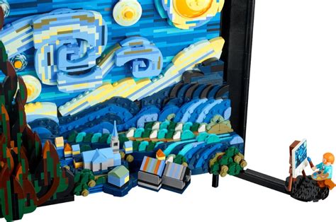 Van Gogh's The Starry Night LEGO Set: Painting with Plastic | Starry ...