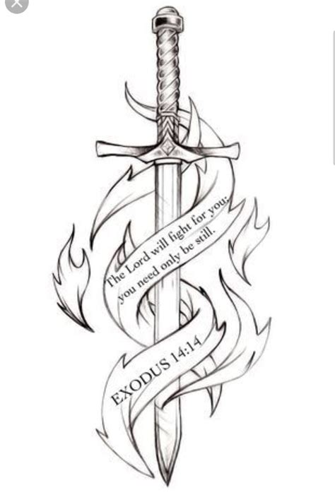 Sword Of God Tattoo