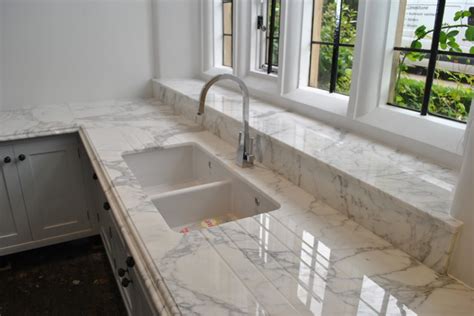 Marble worktop - Traditional - Kitchen Worktops - other metro - by Ogle ...