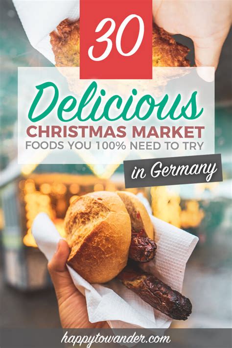 30 German Christmas Market Food & Drinks You NEED to Try This Winter