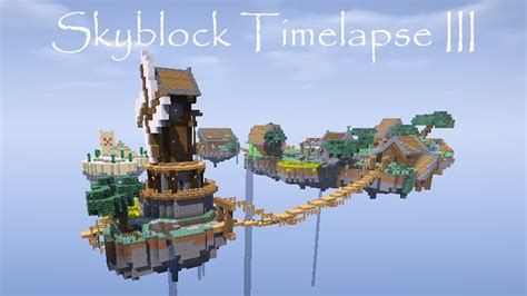 Skyblock timelapse III (+download) - YouTube