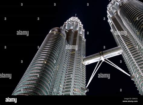 Petronas Towers at Night Stock Photo - Alamy