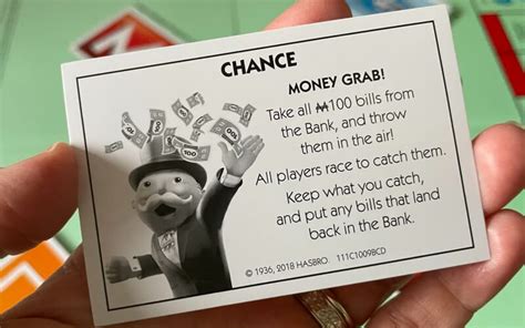 Monopoly Chance Cards Back