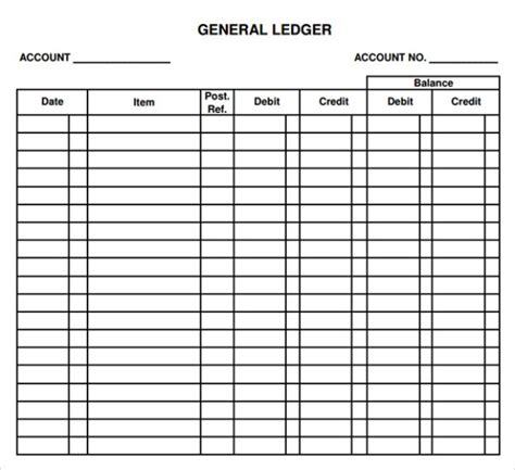 Account Ledger Template | charlotte clergy coalition