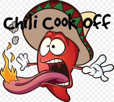 Chili Con Carne Cook-off Chili Pepper Capsicum Annuum Clip Art, PNG ...