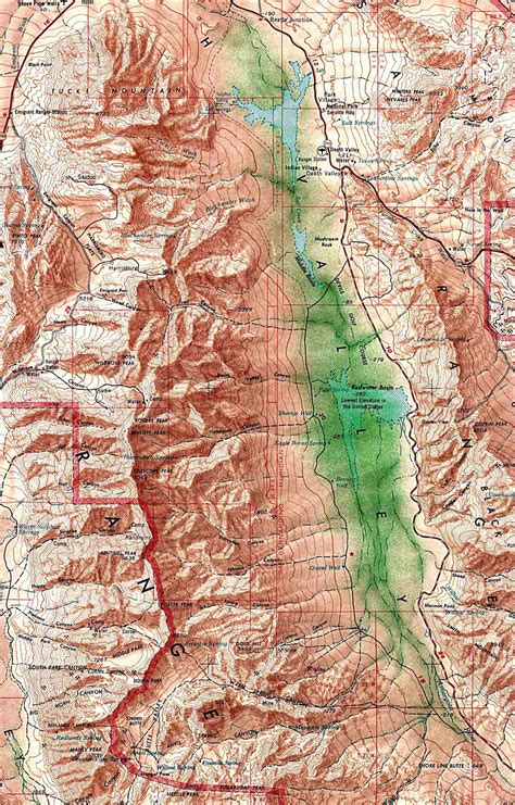 Map of Death Valley Nationalpark : Worldofmaps.net - online Maps and ...