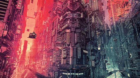 2560x1440 Cyber Futuristic City Fantasy Art 4k 1440P Resolution ,HD 4k ...