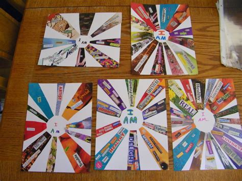 Eclectic Momma: "I Am..." Collage Art Projects