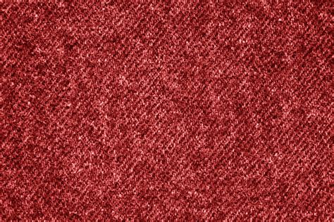 Red Denim Fabric Texture – Photos Public Domain