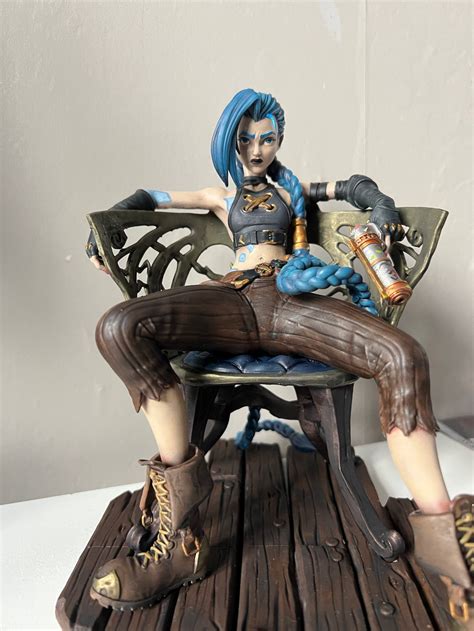 Jinx on the Chair Arcane League of Legends - Etsy