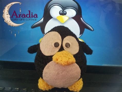 Tux Plush by AradiaManen on Etsy