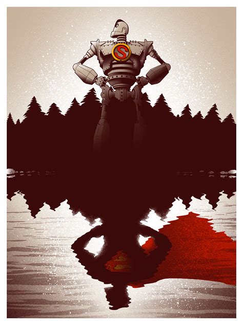 IRON GIANT/SUPERMAN Reflection Art — GeekTyrant