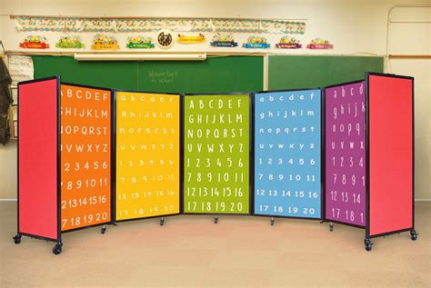 Customize your classroom partition wall with a design or logo of your ...