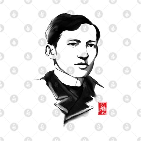 Sumi-e Series - Pinoy Hero - Jose Rizal - Pinoy - Pin | TeePublic