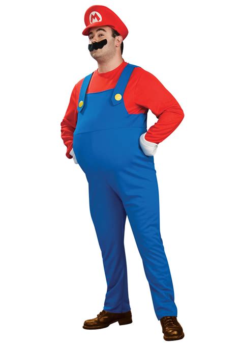 Super Mario Deluxe Plus Size Costume - Plus Size Super Mario Bros Costumes