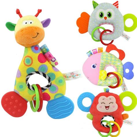 New Cute Giraffe Monkey Soft Plush Toy Animal Stuffed Doll Newborn Baby ...