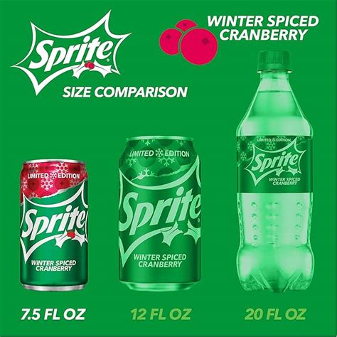 Amazon Sprite Cranberry Sprite introducing new winter spiced cranberry