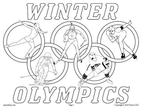 Free Olympic Mascot Coloring Pages