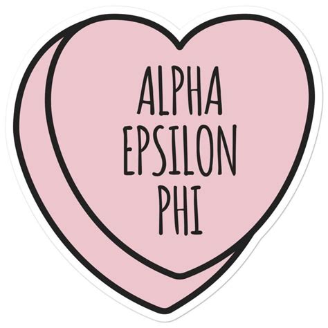 Alpha Epsilon Phi Sweetheart - Sticker | Alpha phi sticker, Alpha ...