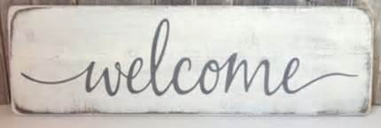 Welcome Cursive Stencil