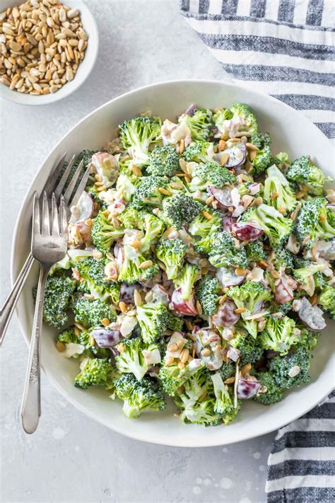 Easy Broccoli Salad Recipe (Dairy Free, Paleo) - Simply Whisked