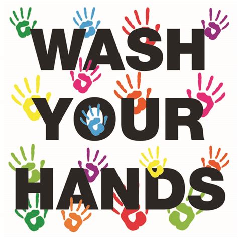 Wash Your Hands Poster, 200x200mm, Self Adhesive Vinyl Sign - Knights ...