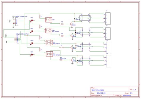 4 channel relay - OSHWLab